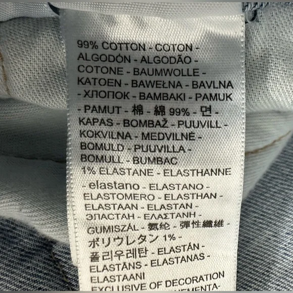 Levis 550 Men’s Size 40x30 Relaxed Fit Straight Denim Blue Jeans Cotton - Picture 8 of 12